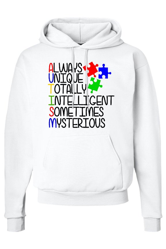 Autism Awareness Acronym Adult Hoodie Sweatshirt