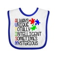 thumbnail image 1 of Inktastic Autism Awareness Acronym Boys or Girls Baby Bib, 1 of 4
