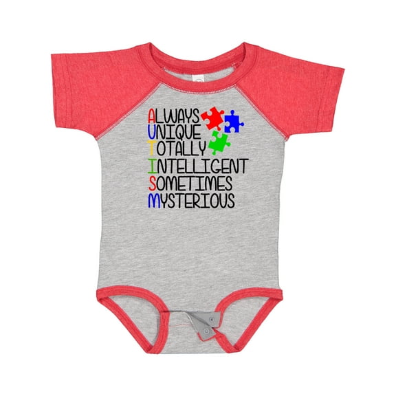 Inktastic Autism Awareness Acronym Boys or Girls Baby Bodysuit