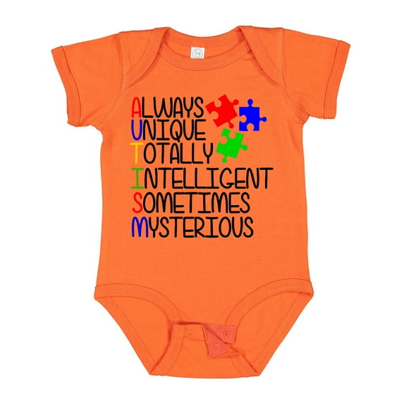 Inktastic Autism Awareness Acronym Boys or Girls Baby Bodysuit