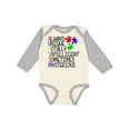 thumbnail image 1 of Inktastic Autism Awareness Acronym Boys or Girls Long Sleeve Baby Bodysuit, 1 of 5