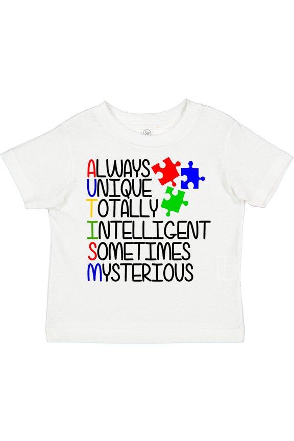 Autism Awareness Acronym Boys or Girls Toddler T-Shirt