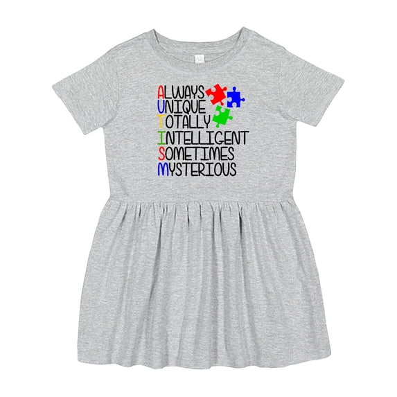 Inktastic Autism Awareness Acronym Girls Toddler Dress
