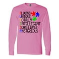 thumbnail image 1 of Inktastic Autism Awareness Acronym Long Sleeve T-Shirt, 1 of 5