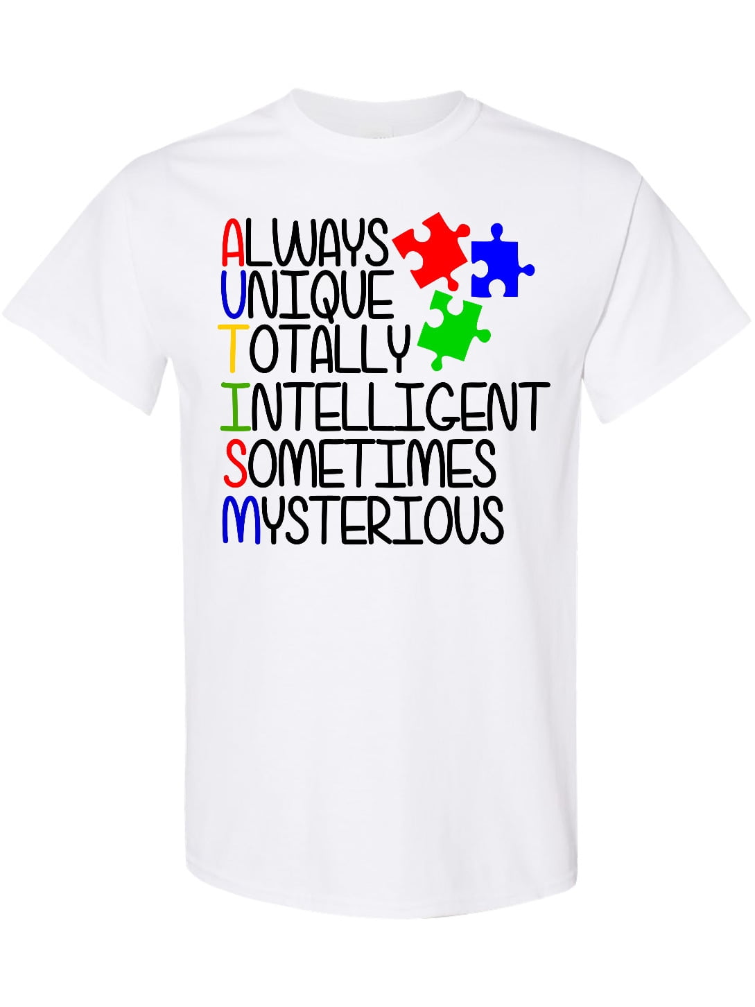 Inktastic Autism Awareness Acronym T-Shirt