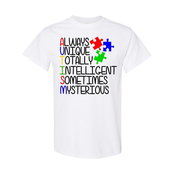 Inktastic Autism Awareness Acronym T-Shirt