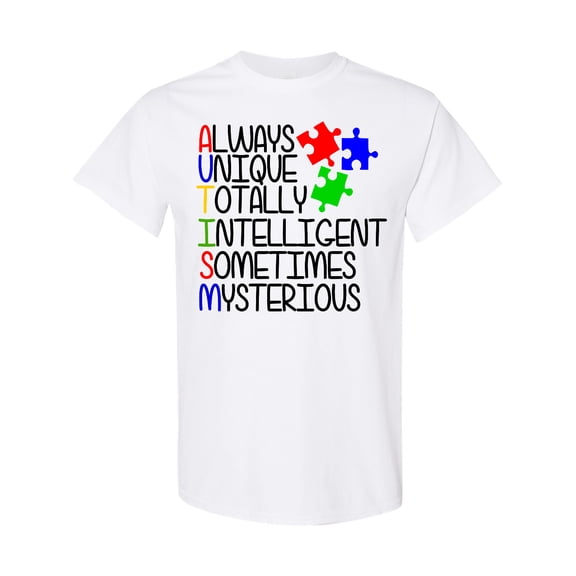 Inktastic Autism Awareness Acronym T-Shirt
