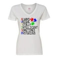 thumbnail image 1 of Inktastic Autism Awareness Acronym Women's V-Neck T-Shirt, 1 of 5