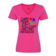 thumbnail image 1 of Inktastic Autism Awareness Acronym Women's V-Neck T-Shirt, 1 of 5