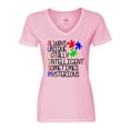 thumbnail image 1 of Inktastic Autism Awareness Acronym Women's V-Neck T-Shirt, 1 of 5