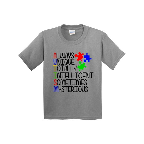 Inktastic Autism Awareness Acronym Youth T-Shirt
