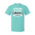 thumbnail image 1 of Inktastic Autism Awareness Autism Mom with Puzzle Ribbons T-Shirt, 1 of 5
