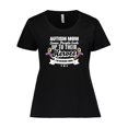 thumbnail image 1 of Inktastic Autism Awareness Autism Mom with Puzzle Ribbons Women's Plus Size T-Shirt, 1 of 5