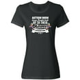 thumbnail image 1 of Inktastic Autism Awareness Autism Mom with Puzzle Ribbons Women's T-Shirt, 1 of 5