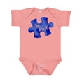 thumbnail image 1 of Inktastic Autism Awareness Be Kind Dark Blue Puzzle Piece Boys or Girls Baby Bodysuit, 1 of 5