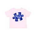 thumbnail image 1 of Inktastic Autism Awareness Be Kind Dark Blue Puzzle Piece Boys or Girls Toddler T-Shirt, 1 of 5