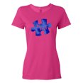 thumbnail image 1 of Inktastic Autism Awareness Be Kind Dark Blue Puzzle Piece Women's T-Shirt, 1 of 5