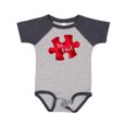thumbnail image 1 of Inktastic Autism Awareness Be Kind Red Puzzle Piece Boys or Girls Baby Bodysuit, 1 of 5