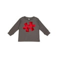 thumbnail image 1 of Inktastic Autism Awareness Be Kind Red Puzzle Piece Boys or Girls Long Sleeve Toddler T-Shirt, 1 of 5