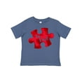 thumbnail image 1 of Inktastic Autism Awareness Be Kind Red Puzzle Piece Boys or Girls Toddler T-Shirt, 1 of 5