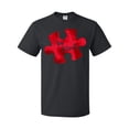 thumbnail image 1 of Inktastic Autism Awareness Be Kind Red Puzzle Piece T-Shirt, 1 of 5