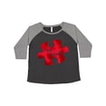thumbnail image 1 of Inktastic Autism Awareness Be Kind Red Puzzle Piece Women's Plus Size T-Shirt, 1 of 5