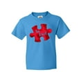 thumbnail image 1 of Inktastic Autism Awareness Be Kind Red Puzzle Piece Youth T-Shirt, 1 of 5