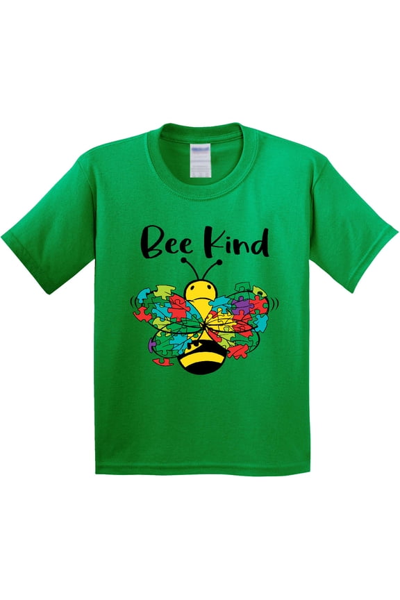 Autism Awareness Bee Kind Youth T-Shirt