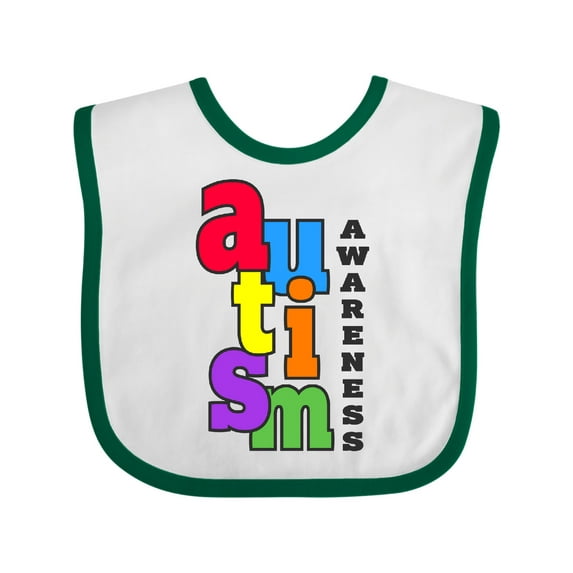 Inktastic Autism Awareness Boys or Girls Baby Bib