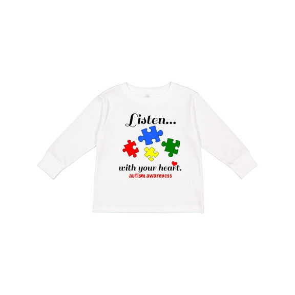 Inktastic Autism Awareness Boys or Girls Long Sleeve Toddler T-Shirt
