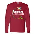 thumbnail image 1 of Inktastic Autism Awareness Butterfly Ribbon Long Sleeve T-Shirt, 1 of 5