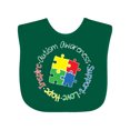 thumbnail image 1 of Inktastic Autism Awareness Circle Boys or Girls Baby Bib, 1 of 4