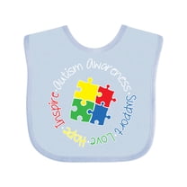Inktastic Autism Awareness Circle Boys or Girls Baby Bib