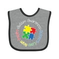 thumbnail image 1 of Inktastic Autism Awareness Circle Boys or Girls Baby Bib, 1 of 4