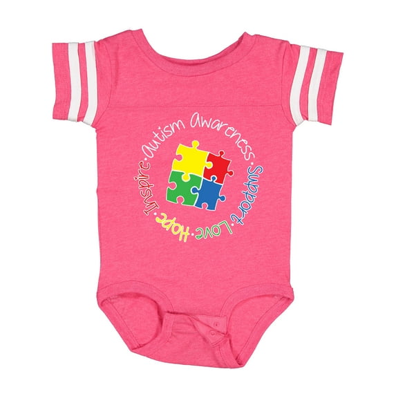 Inktastic Autism Awareness Circle Boys or Girls Baby Bodysuit