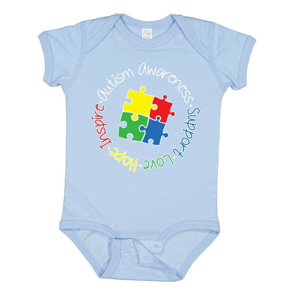 Inktastic Autism Awareness Circle Boys or Girls Baby Bodysuit