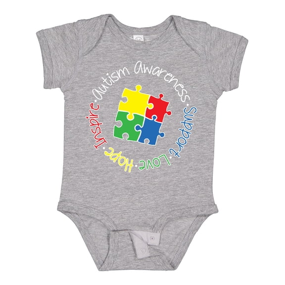 Inktastic Autism Awareness Circle Boys or Girls Baby Bodysuit