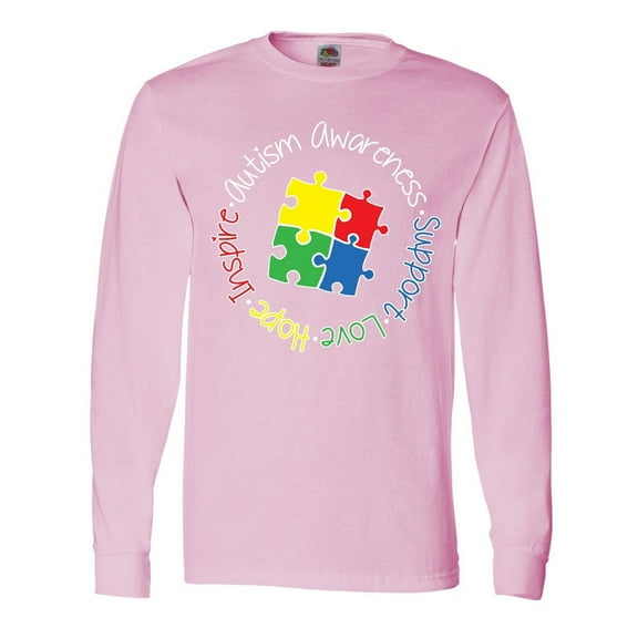 Inktastic Autism Awareness Circle Long Sleeve T-Shirt