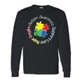 thumbnail image 1 of Inktastic Autism Awareness Circle Long Sleeve T-Shirt, 1 of 5