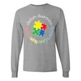 thumbnail image 1 of Inktastic Autism Awareness Circle Long Sleeve T-Shirt, 1 of 5