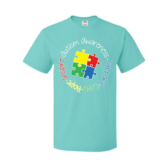 Inktastic Autism Awareness Circle T-Shirt