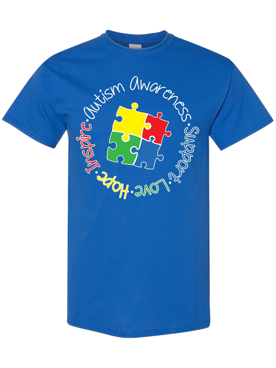 Inktastic Autism Awareness Circle T-Shirt