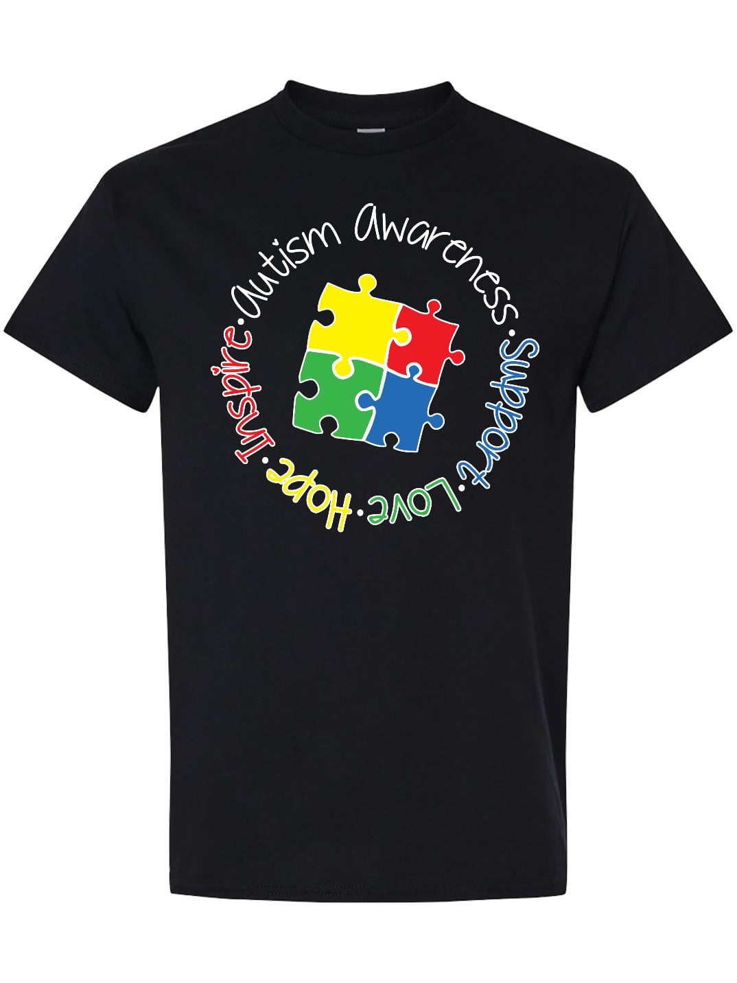 Inktastic Autism Awareness Circle T-Shirt