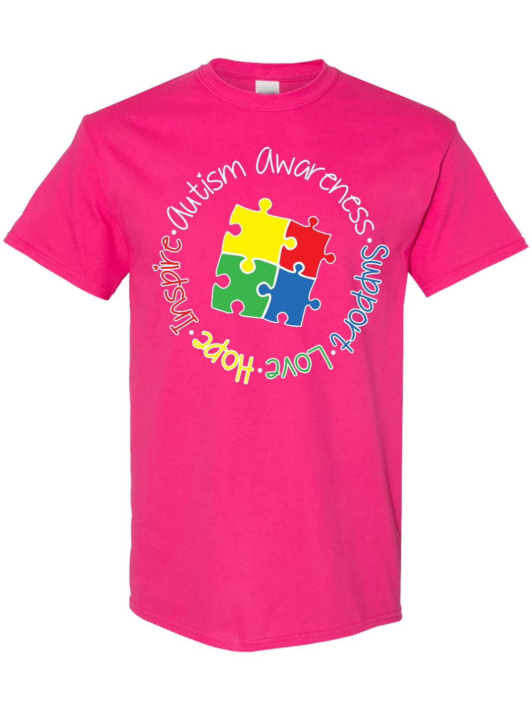 Inktastic Autism Awareness Circle T-Shirt