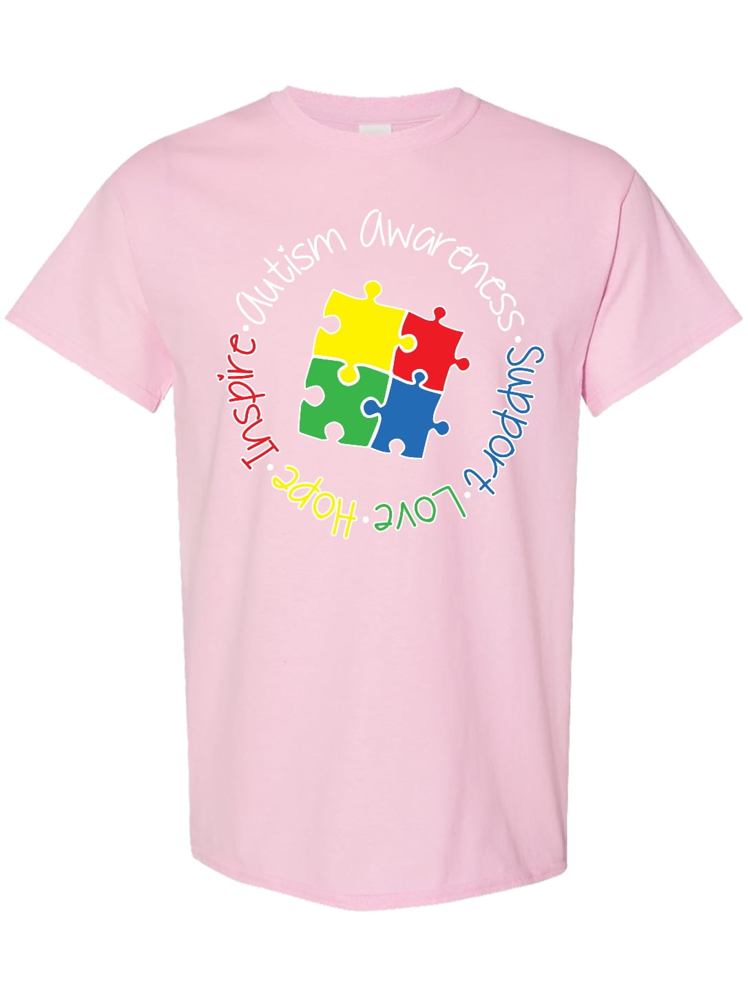 Inktastic Autism Awareness Circle T-Shirt