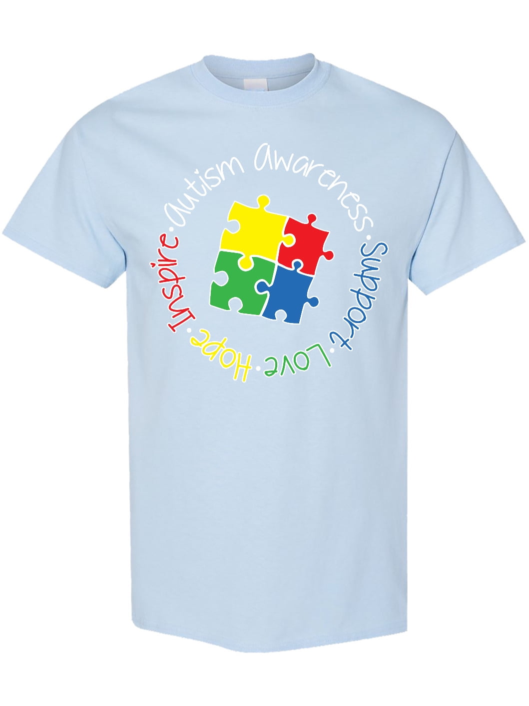 Inktastic Autism Awareness Circle T-Shirt