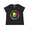 thumbnail image 1 of Inktastic Autism Awareness Circle Women's Plus Size T-Shirt, 1 of 5