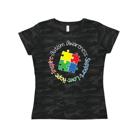 Inktastic Autism Awareness Circle Women's T-Shirt