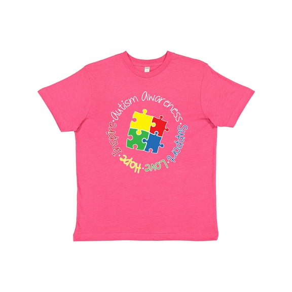 Inktastic Autism Awareness Circle Youth T-Shirt