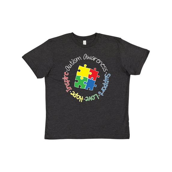 Inktastic Autism Awareness Circle Youth T-Shirt